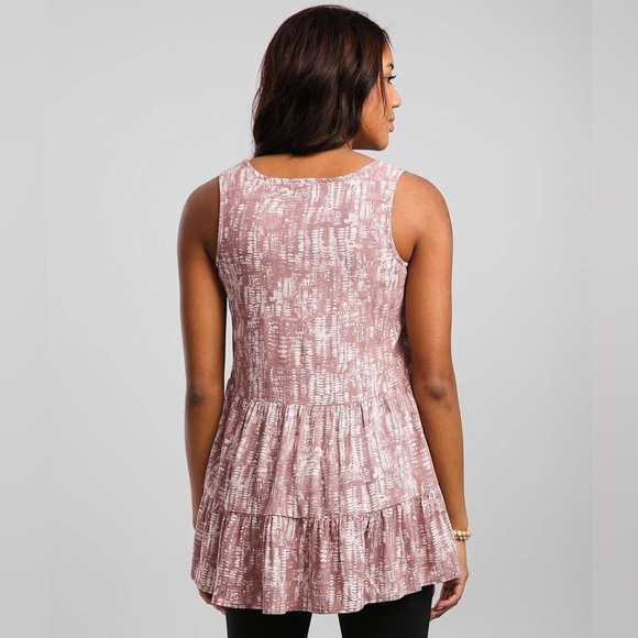 DAYTRIP TIERED BABYDOLL BOHO TANK - Picture 2 of 5